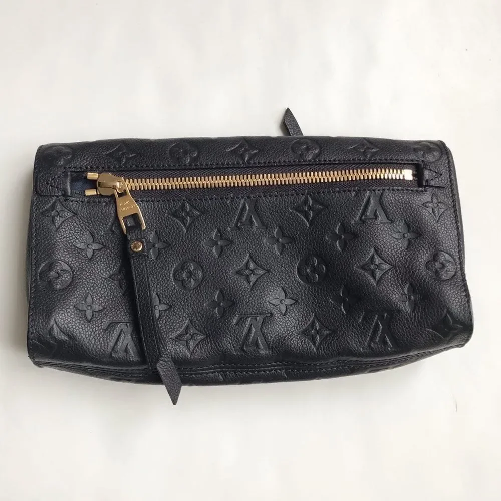 Louis Vuitton Empreinte Petillante Clutch Navy | Monogram Leather | Authentic - Picture 10 of 13